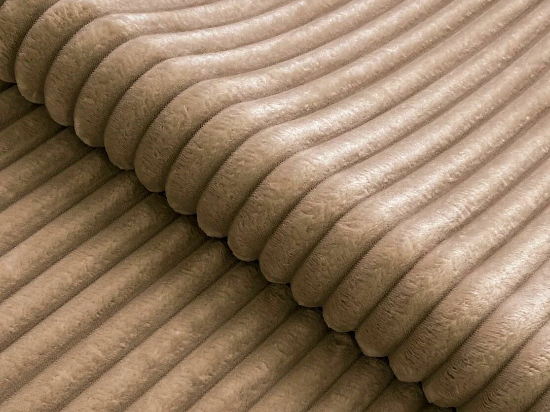 Sillón Columbus 207, De color marrón claro, 85x103x100cm, Tapiz, Patas: Madera