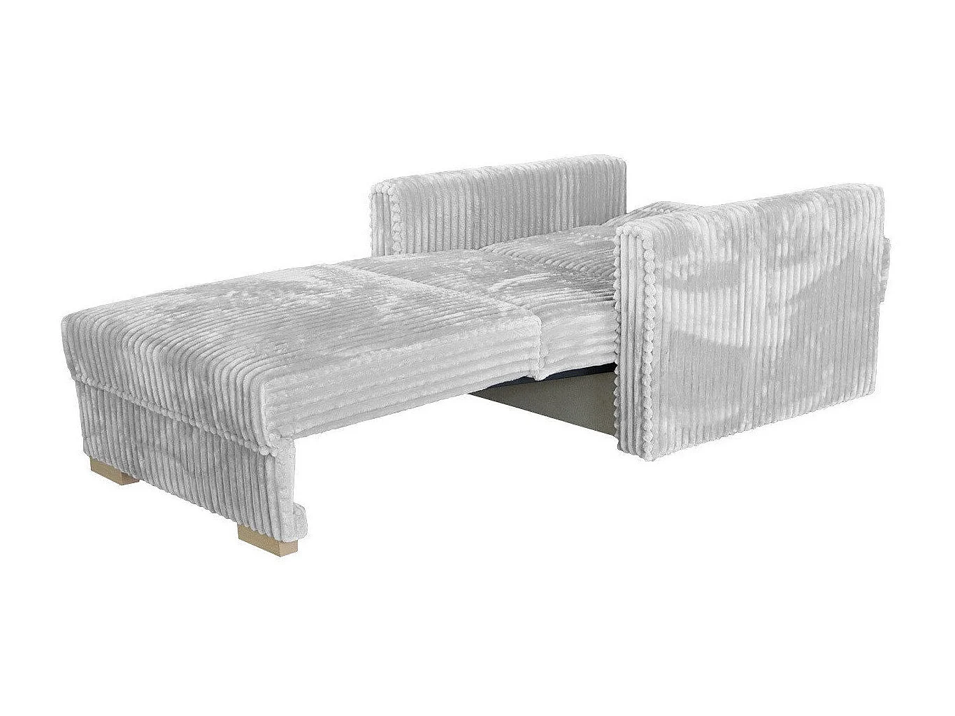 Fauteuil Columbus 207, Bleu, 85x103x100cm, Tissu, Pieds: Bois, Mobilier déjà assemblé