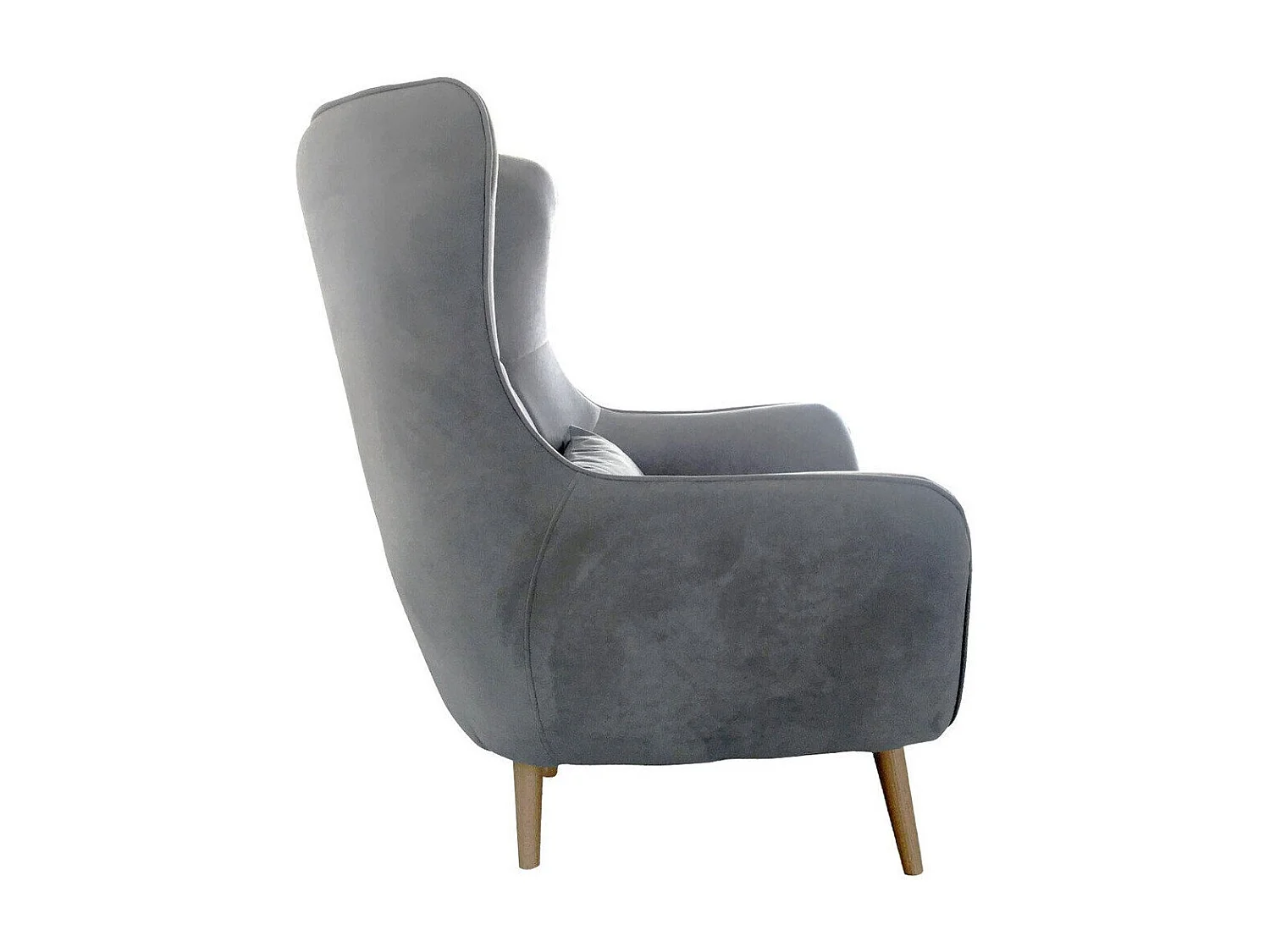 Fauteuil Comfivo 204, Jaune, 106x80x95cm, Tissu, Pieds: Bois