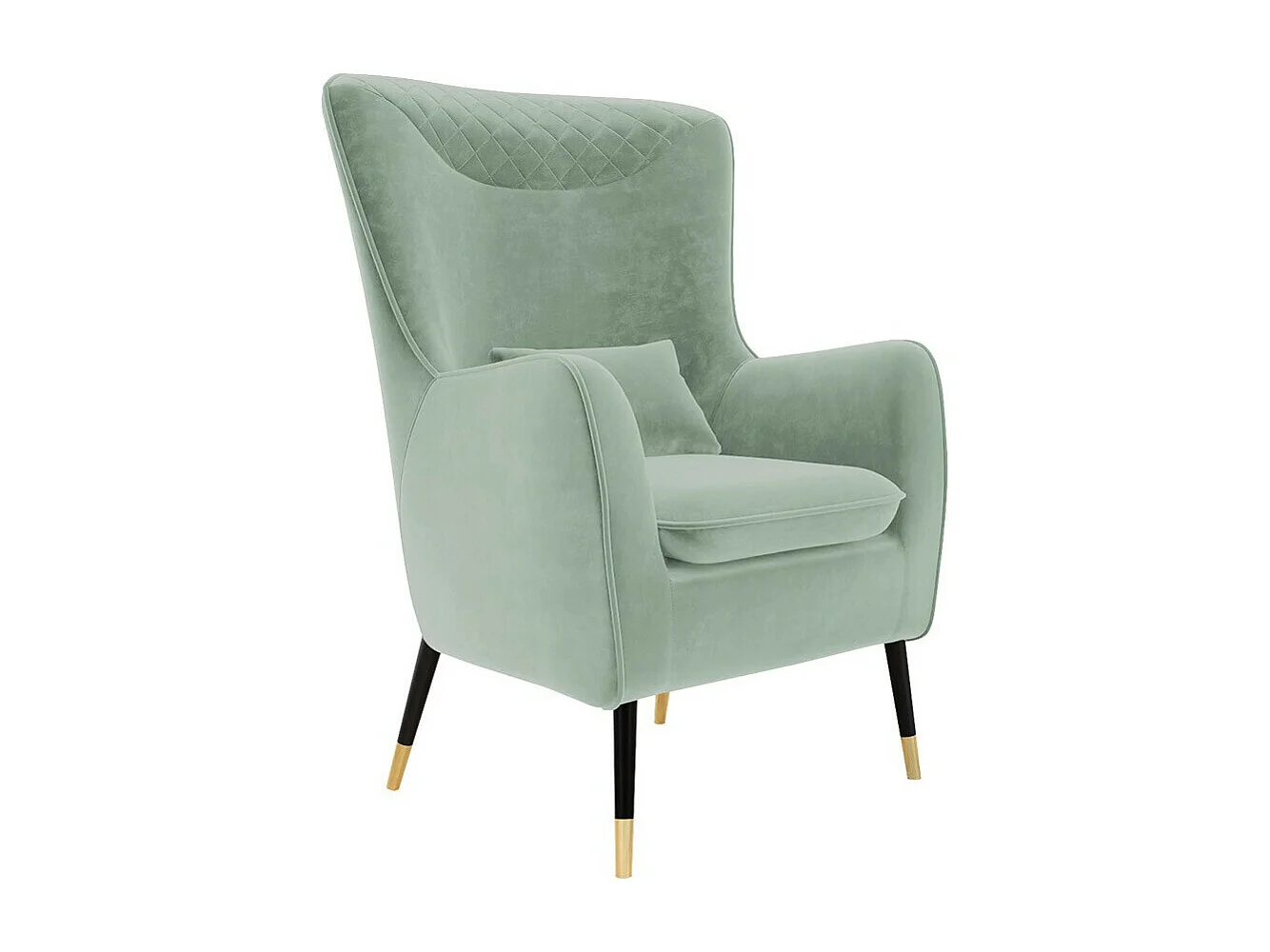 Fauteuil Orem 114, Turquoise, 103x79x87cm, Tapisserie, Pieds: Métal