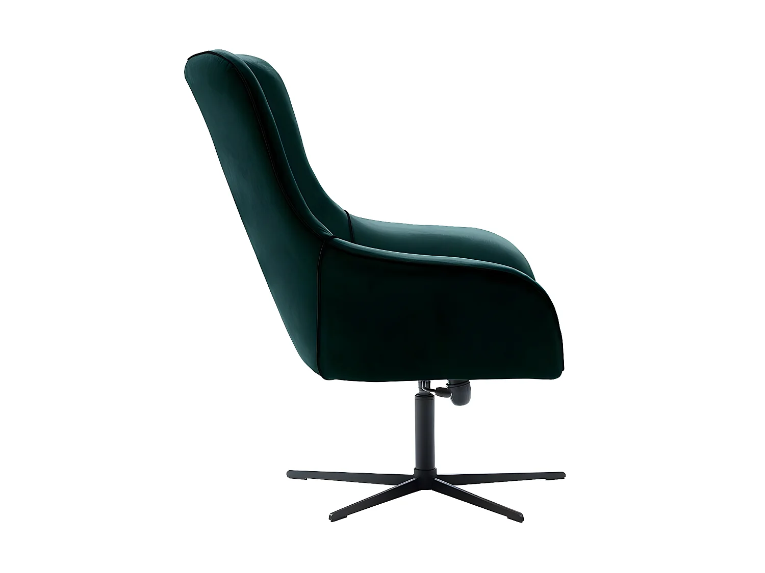 Fauteuil Kingston 136, Vert, 110x88x88cm, Tapisserie, Pieds: Métal