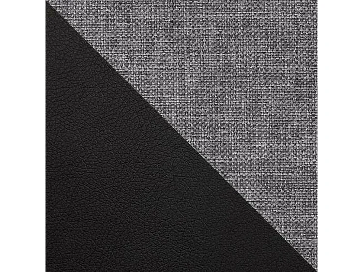 Poltrona Providence 189, Cinzento, Eco couro + Tecido, 8x9x8cm