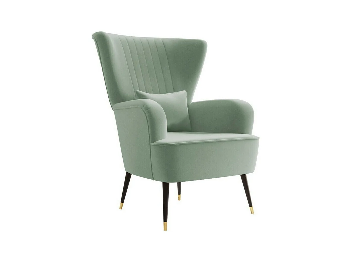 Fauteuil Orem 111, Turquoise, 103x82x85cm, Tapisserie, Pieds: Métal