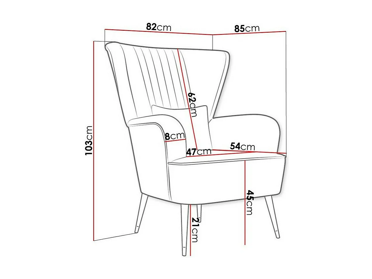 Fauteuil Orem 111, Turquoise, 103x82x85cm, Tissu, Pieds: Métal