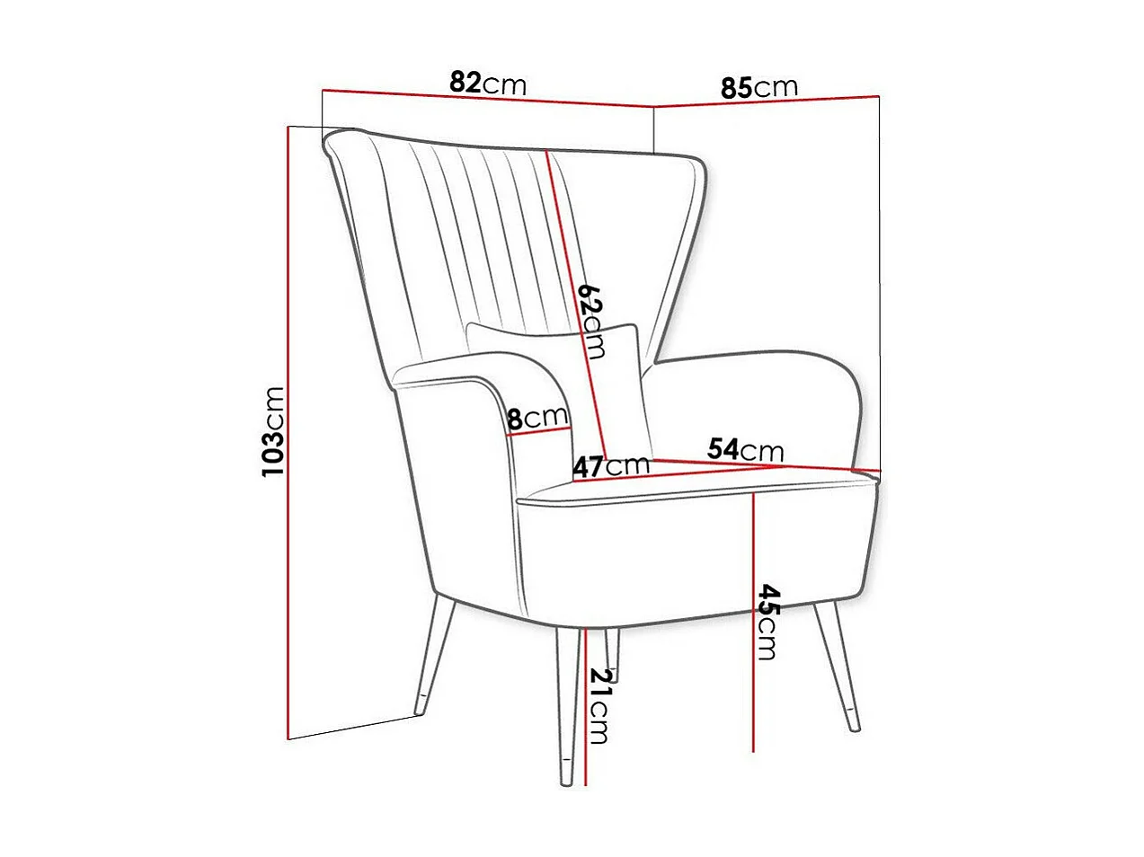 Sillón Orem 111, Amarillo, 103x82x85cm, Tapiz, Patas: Metal