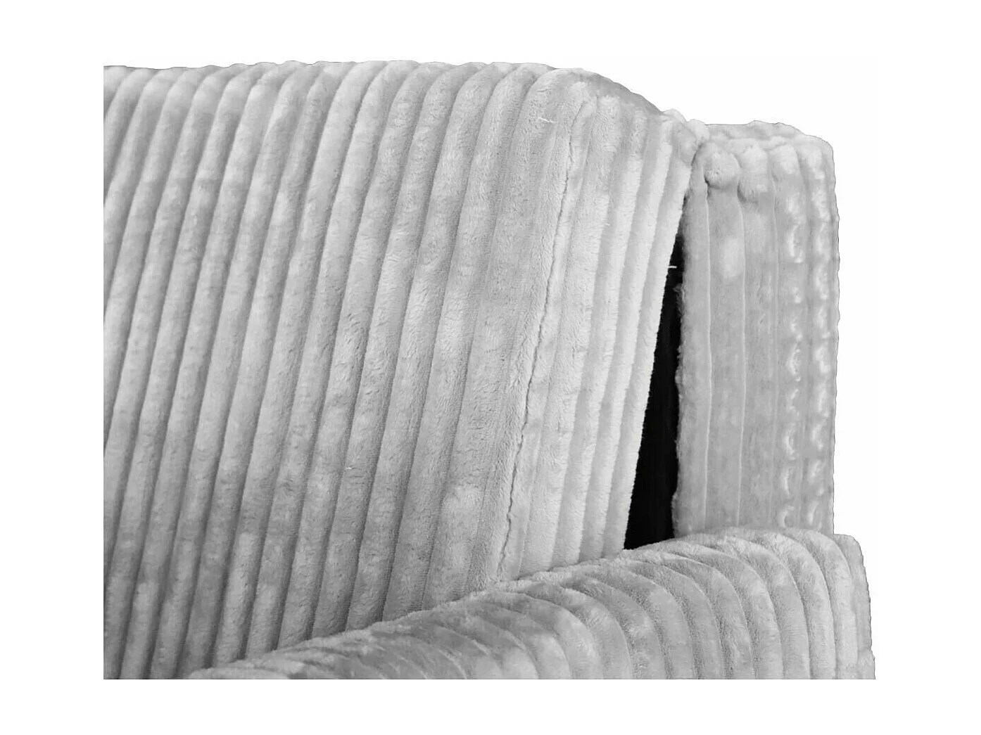 Fauteuil Columbus 207, Gris, 85x103x100cm, Tapisserie, Pieds: Bois