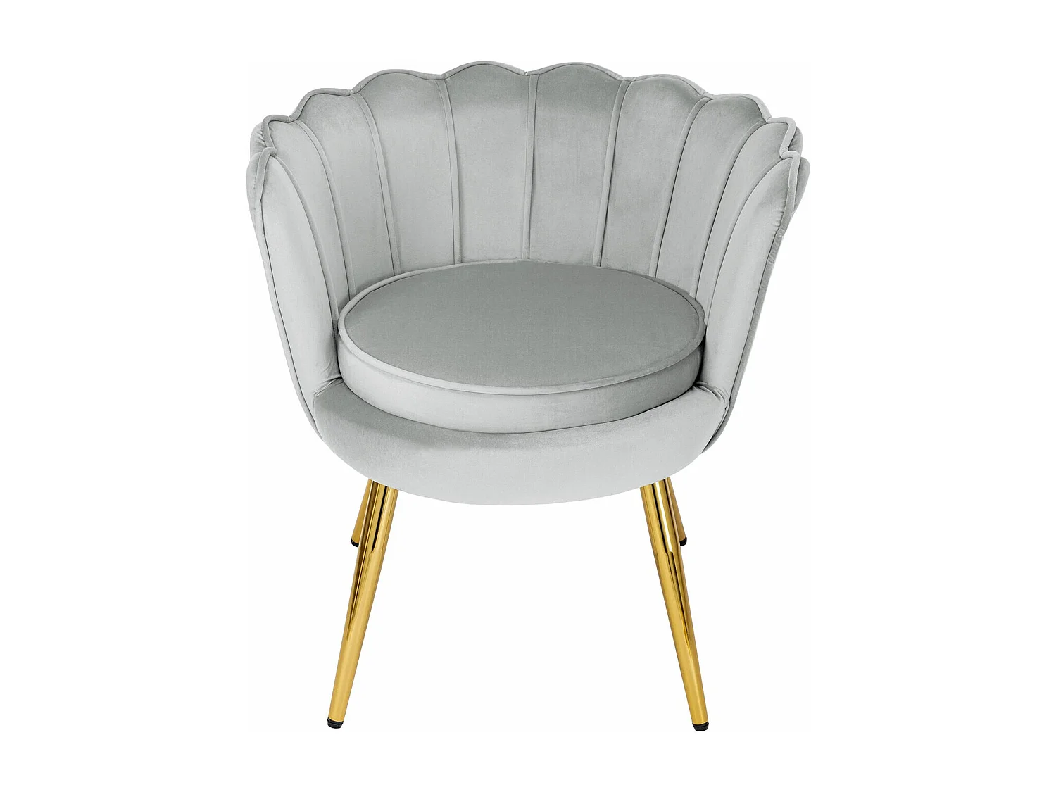 Fauteuil Comfivo 319, Gris, 75x76x72cm, Tissu, Pieds: Métal