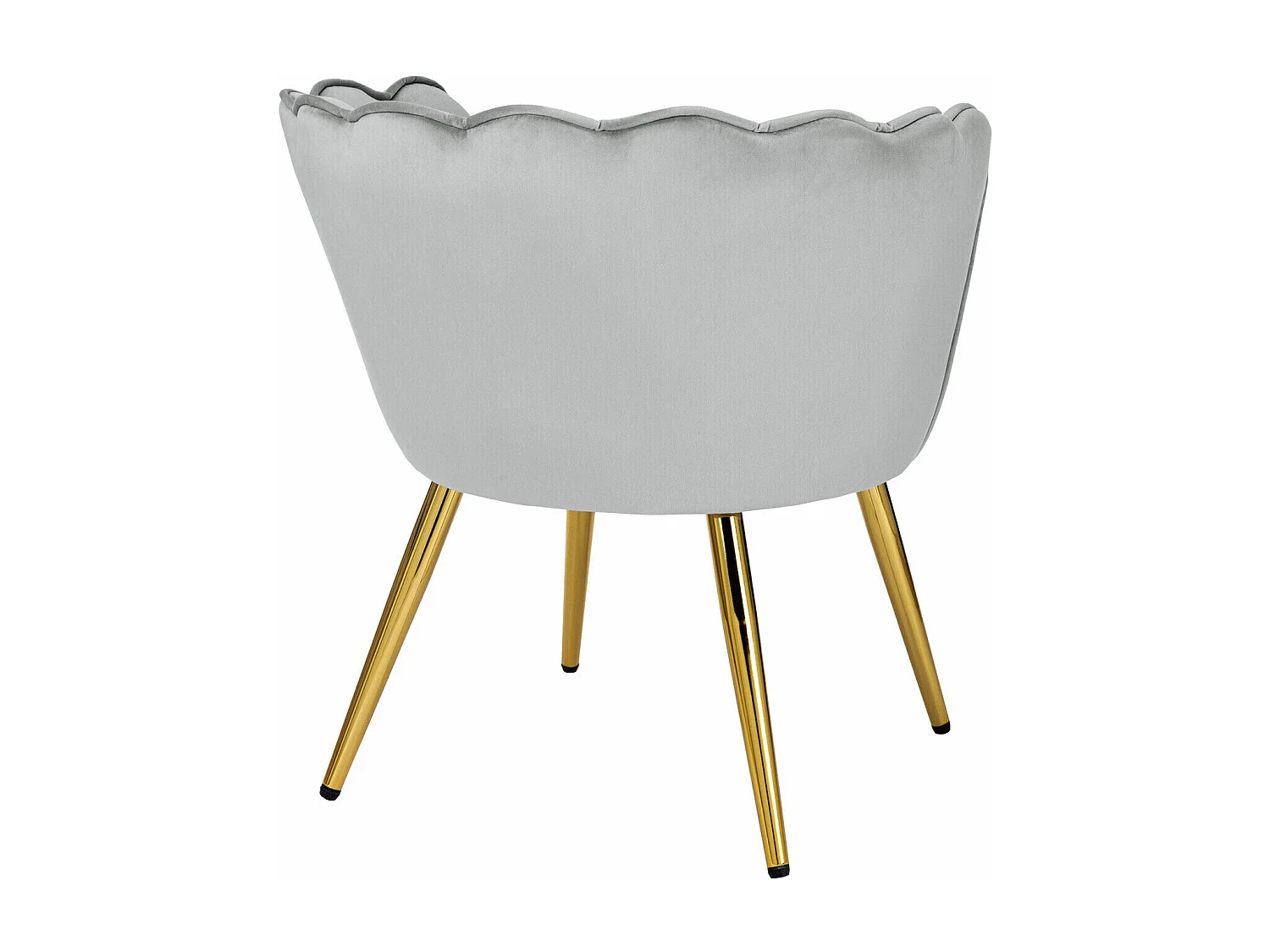 Fauteuil Comfivo 319, Gris, 75x76x72cm, Tissu, Pieds: Métal