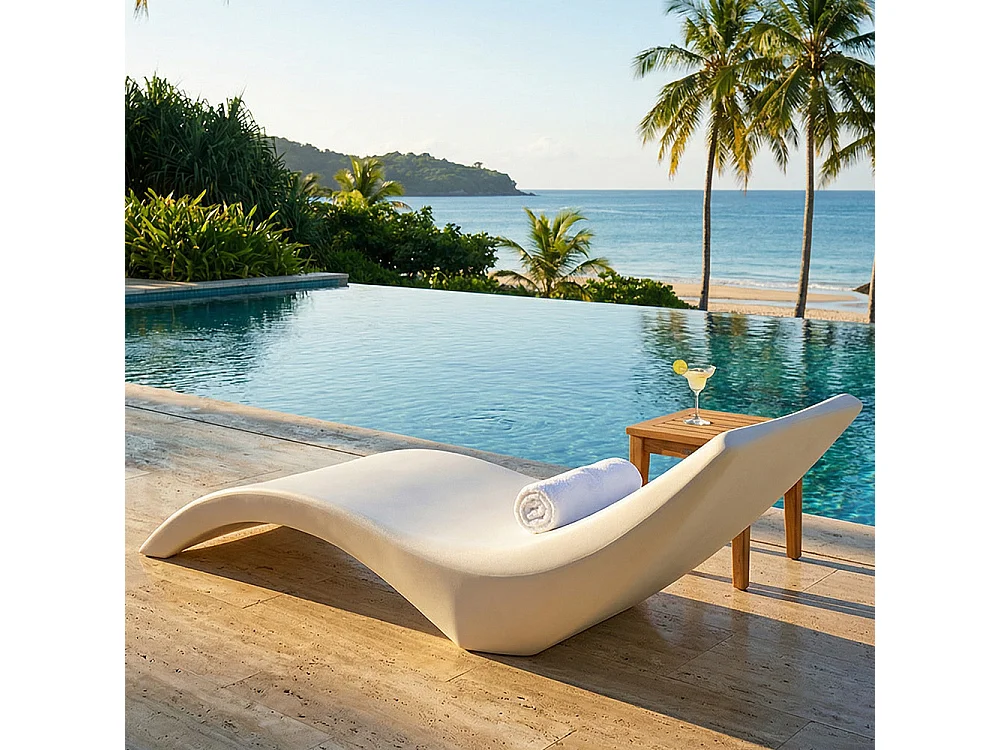 Transat de Jardin Design - Anuk Blanc