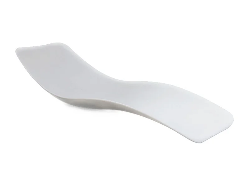 Chaise longue de piscine design - Blanc mat - Hero Blanc