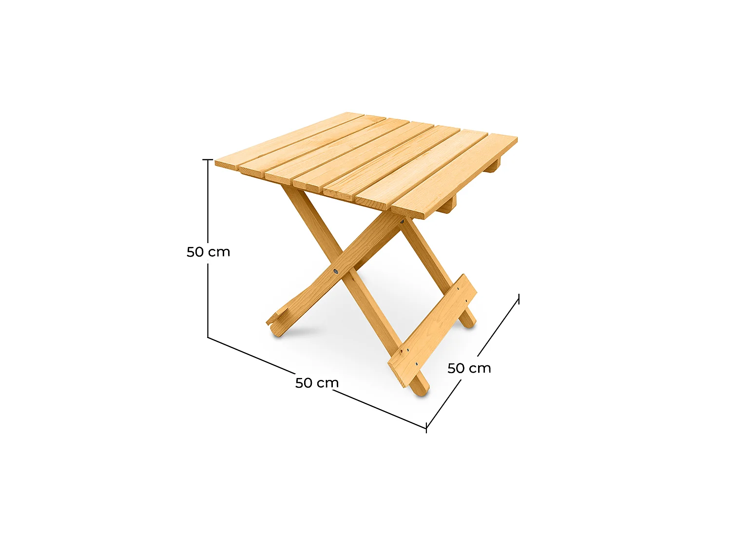 Tavolo da Giardino - Tavolino in Legno Adirondack - Alana