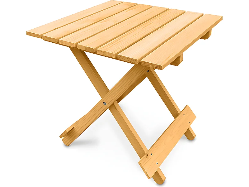 Table de Jardin - Table d'appoint en Bois Adirondack - Alana Bois naturel