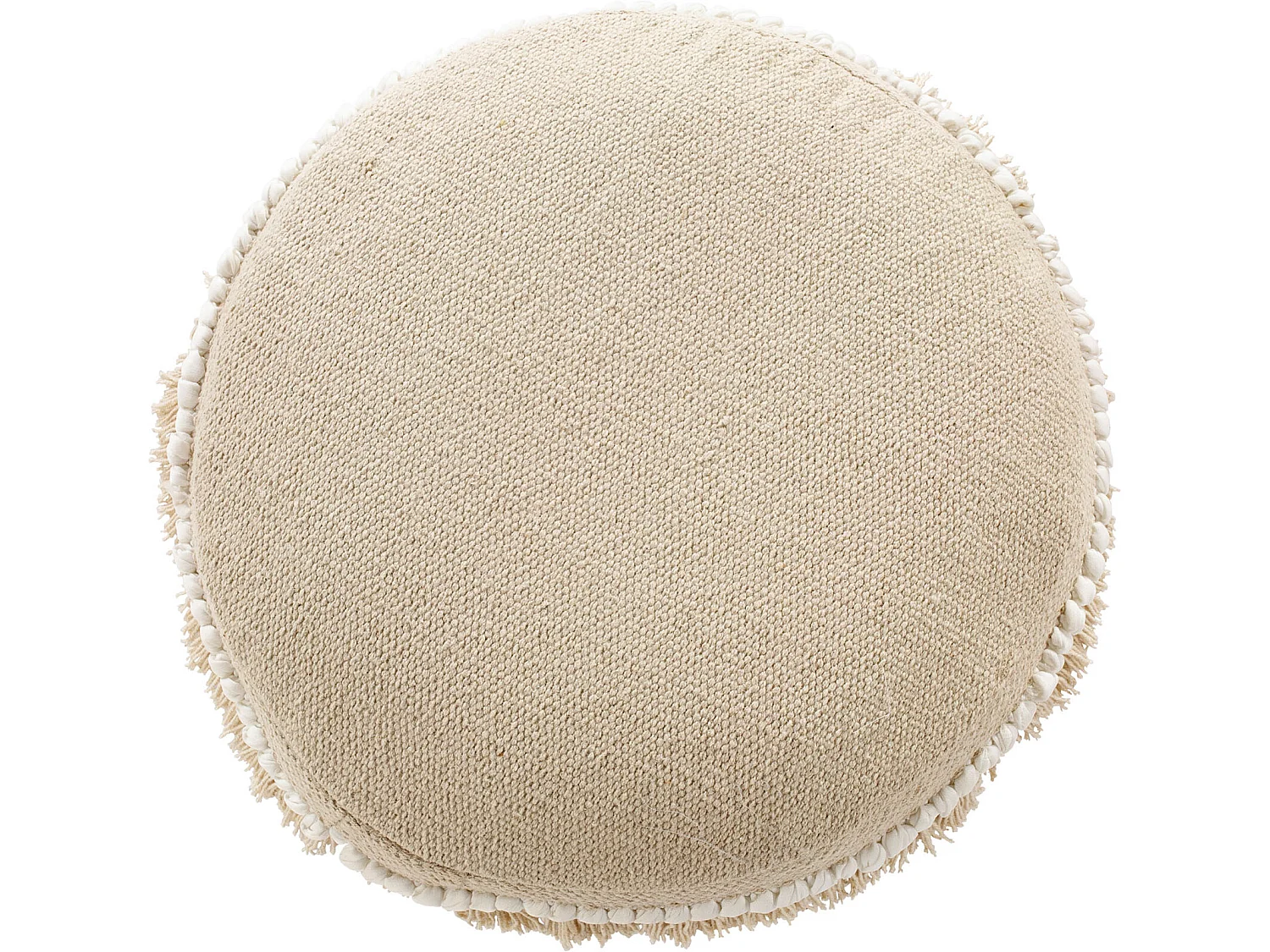 Taburete Puff Redondo - Estilo Boho Bali - Juliet