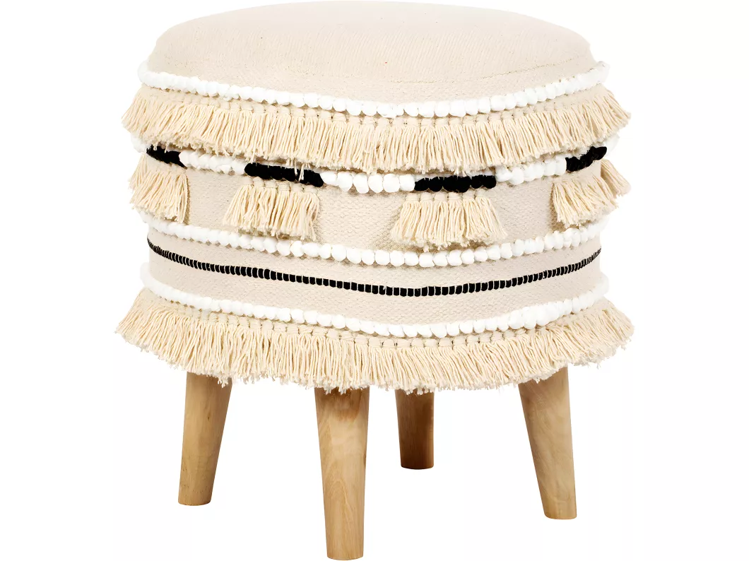 Kauf Unique Runder Pouf Hocker - Boho Bali Stil - Juliet