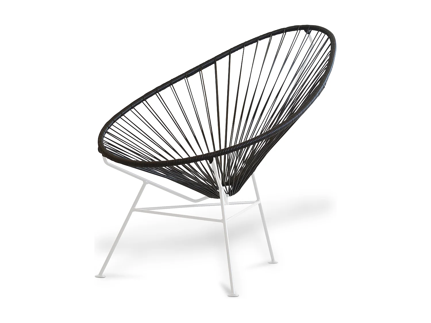 Chaise d'extérieur - Chaise de jardin d'extérieur - Acapulco Noir