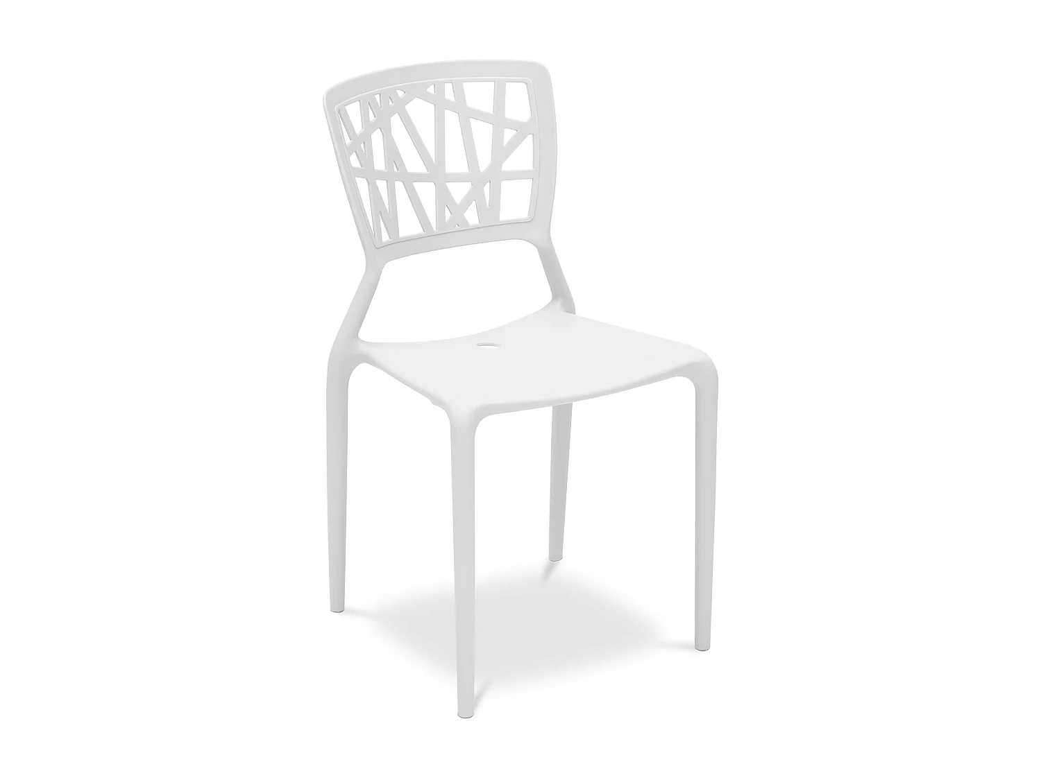 Chaise d'extérieur - Chaise de jardin design - Viena Blanc