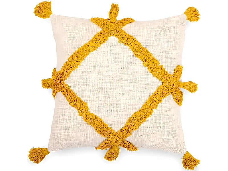 Cuscino in stile boho Bali - Copertura e riempimento inclusi - Frewla