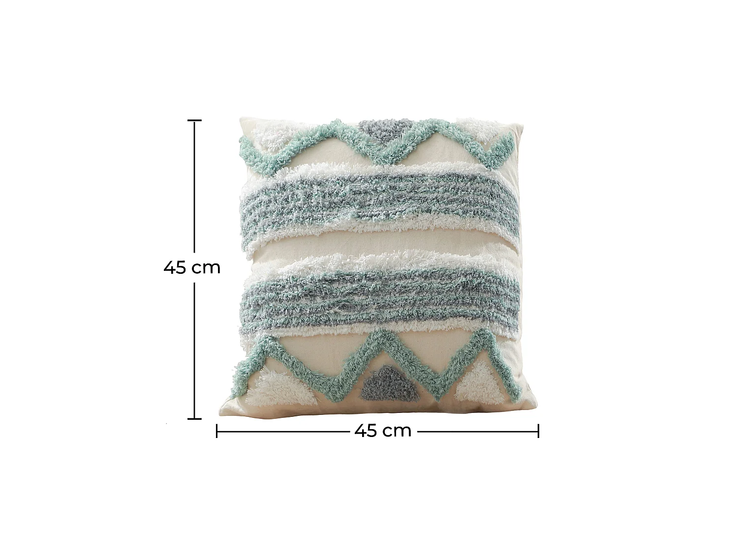 Boho Bali Style Kissen - Bezug und Füllung enthalten - Dura