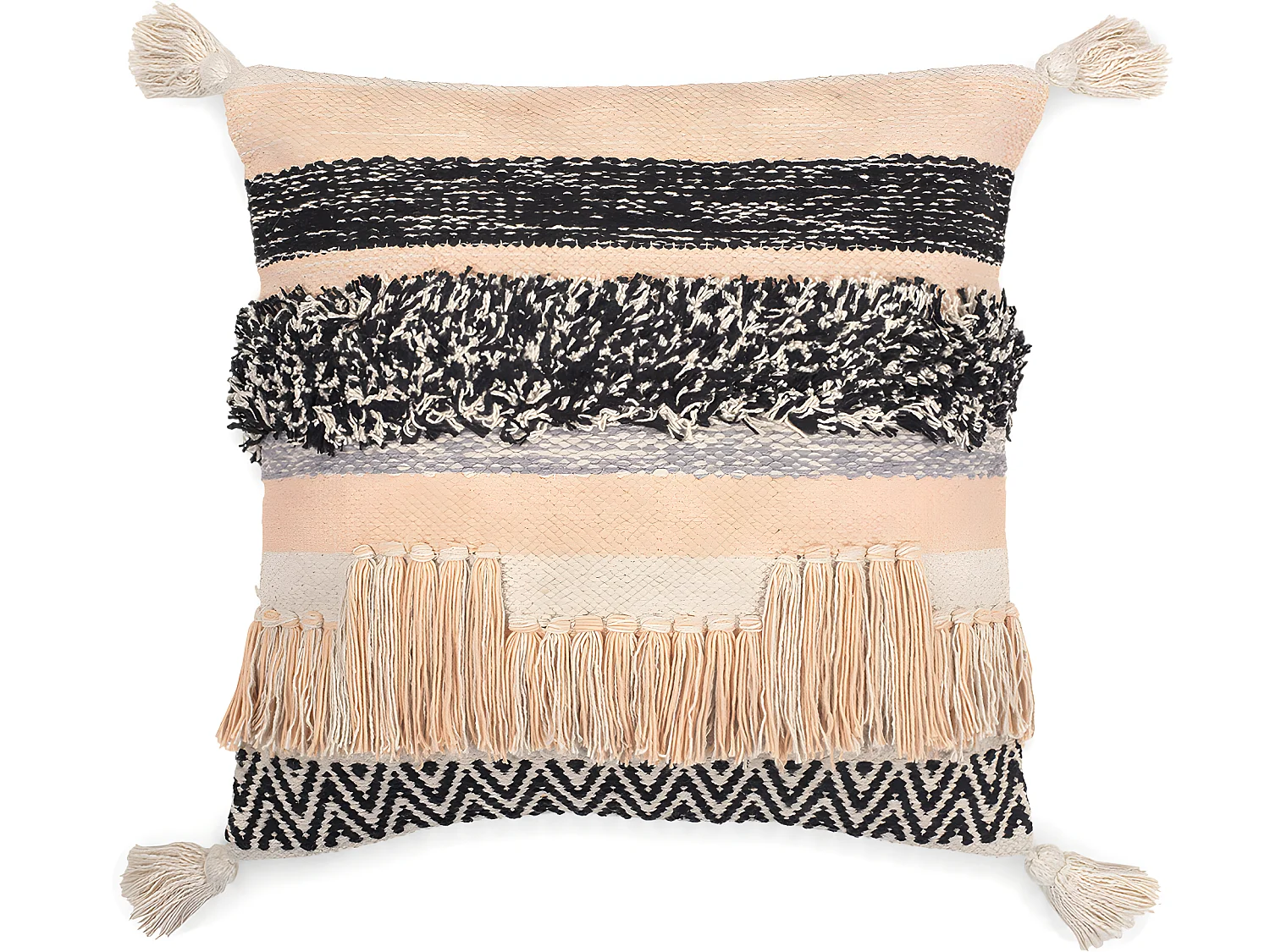 Cojín Estilo Boho Bali - Funda y Relleno - Amelia