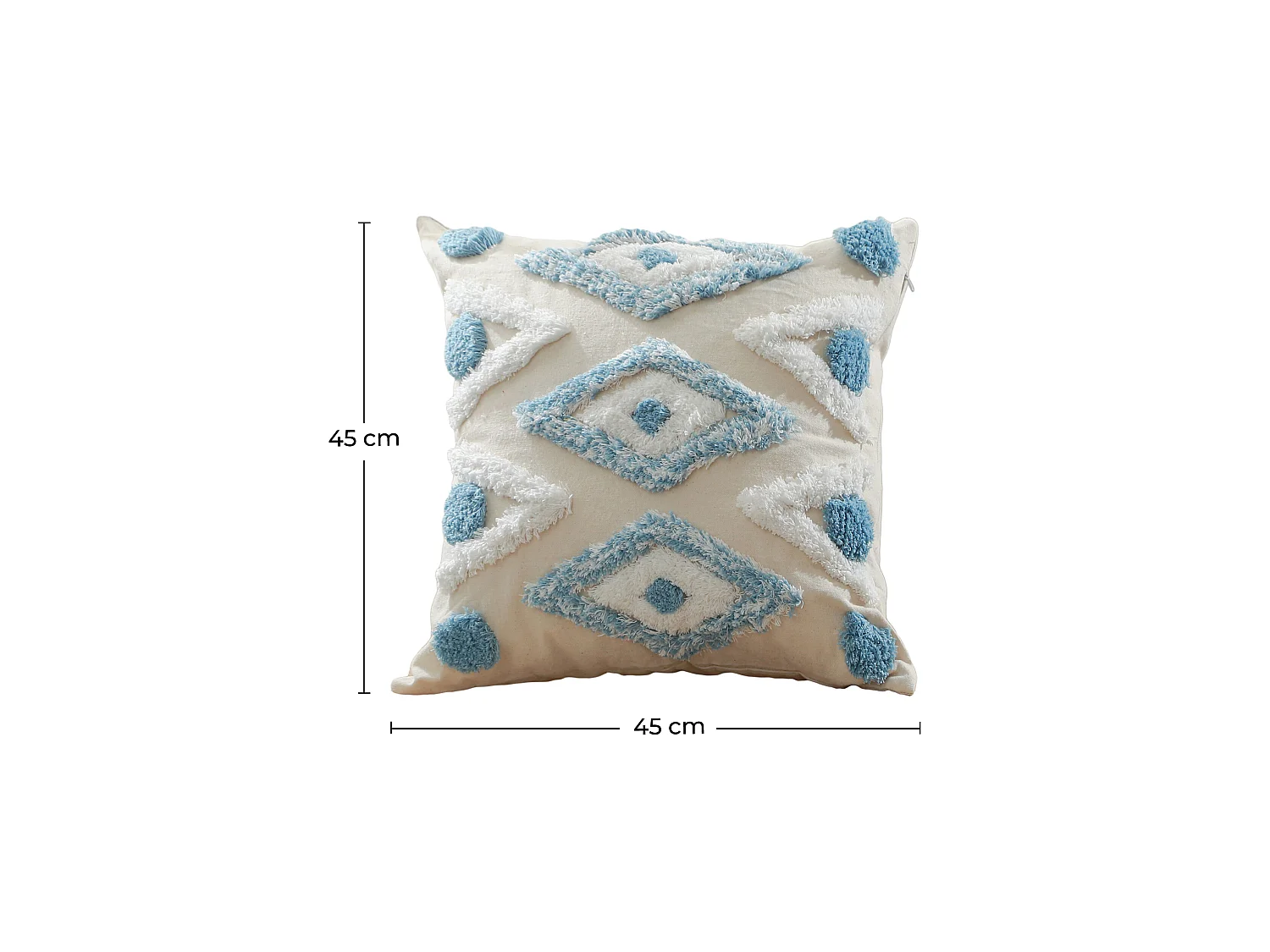 Boho Bali Style Kissen - Bezug und Füllung enthalten - Mawi