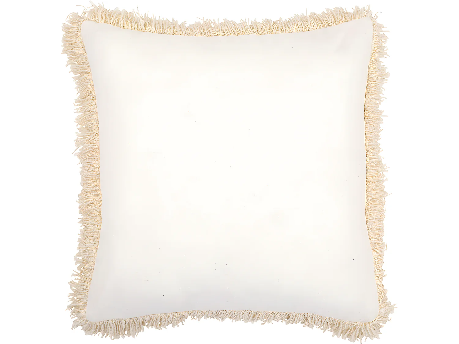 Coussin de style boho Bali - Housse et Rembourrage inclus - Anja Crème