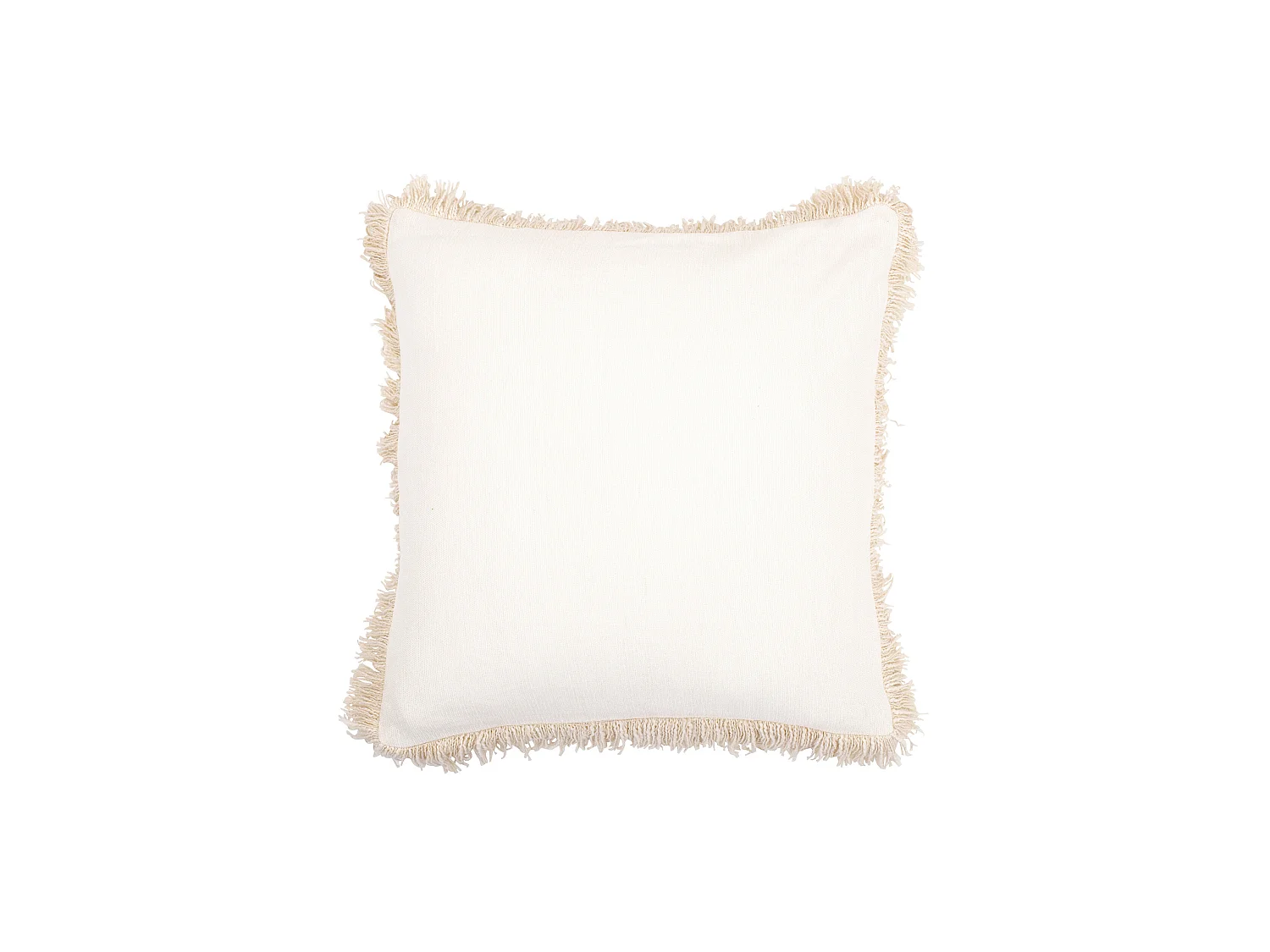 Coussin de style boho Bali - Housse et Rembourrage inclus - Anja Crème