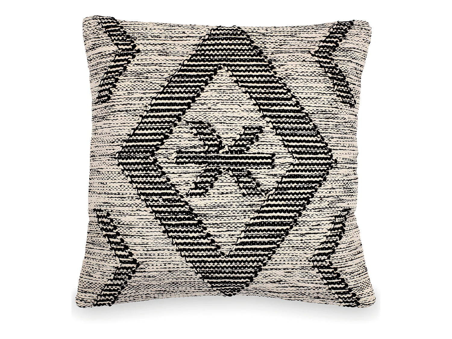 Coussin de style boho Bali - Housse et Rembourrage inclus - Rita Noir