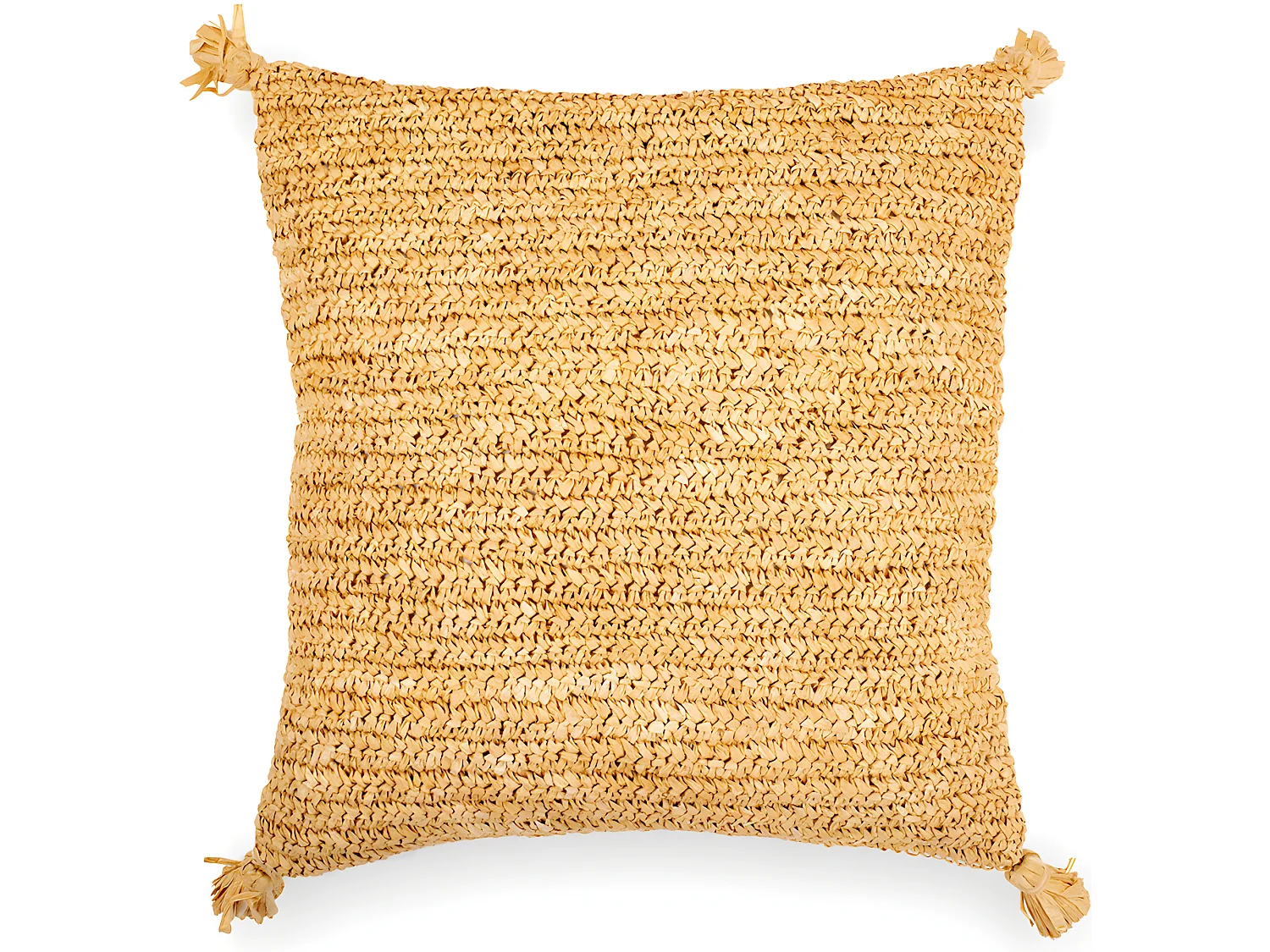 Coussin de style boho Bali - Housse et Rembourrage inclus - Carmel Crème
