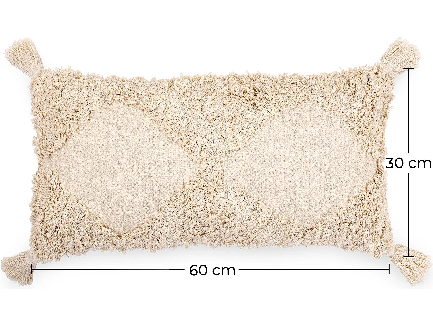 Boho Bali Style Kissen - Bezug und Füllung enthalten - Doris