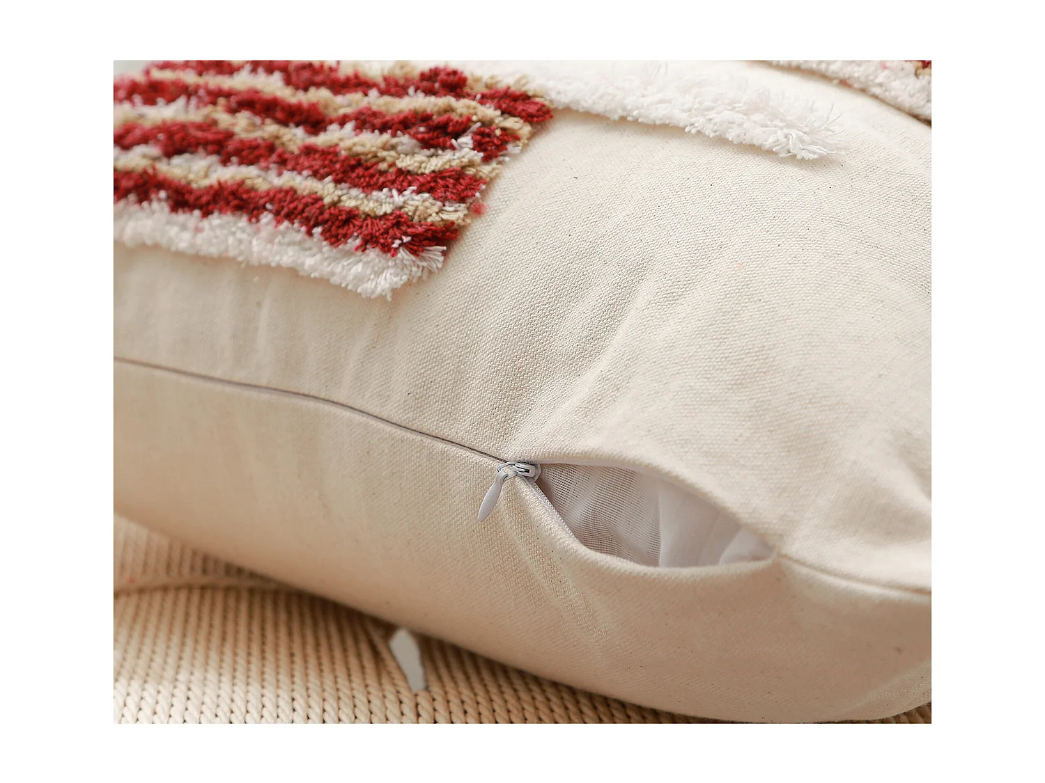 Cojín Estilo Boho Bali - Funda y Relleno - Rajni