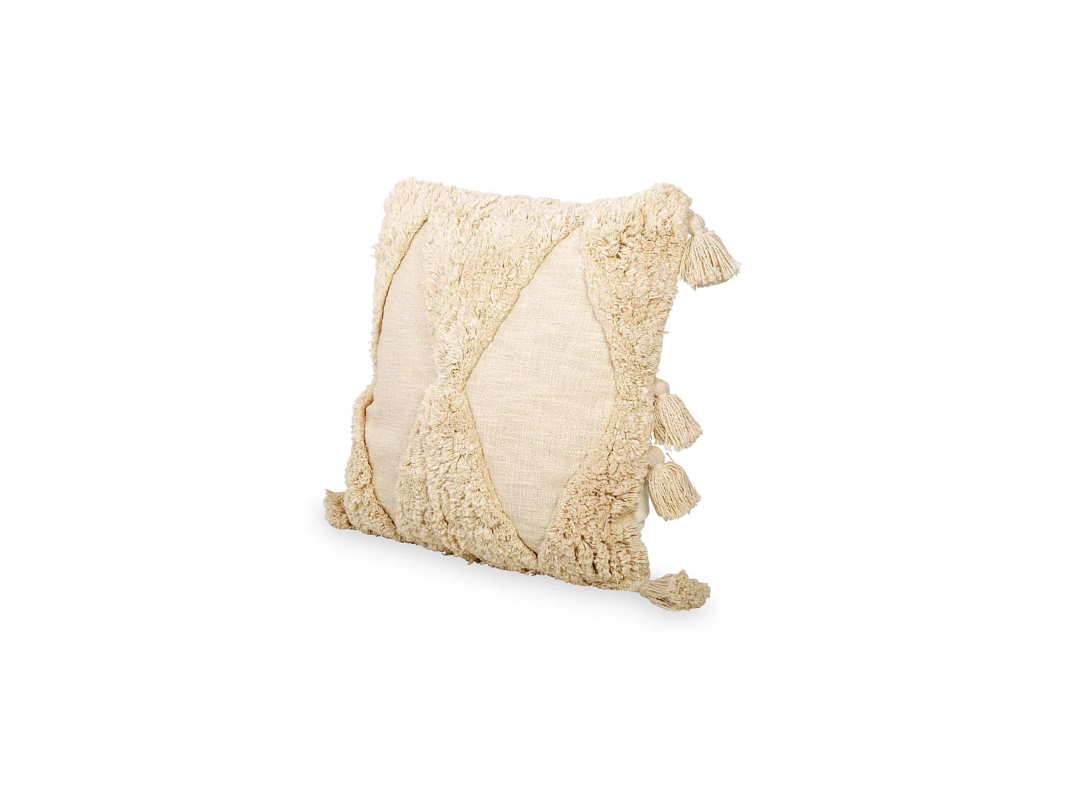 Boho Bali Style Kissen - Bezug und Füllung enthalten -  Leano