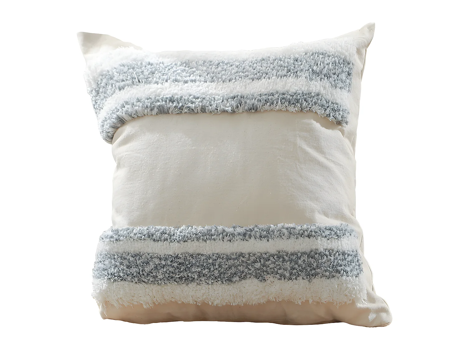 Coussin de style boho Bali - Housse et Rembourrage inclus - Kalinda Gris