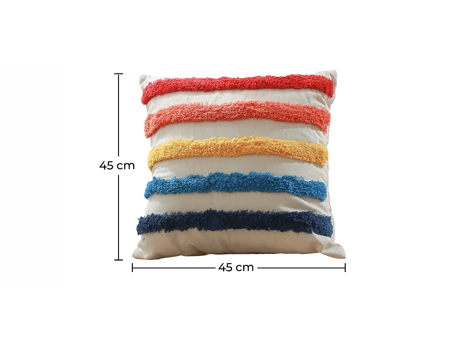 Boho Bali Style Kissen - Bezug und Füllung enthalten - Manisha