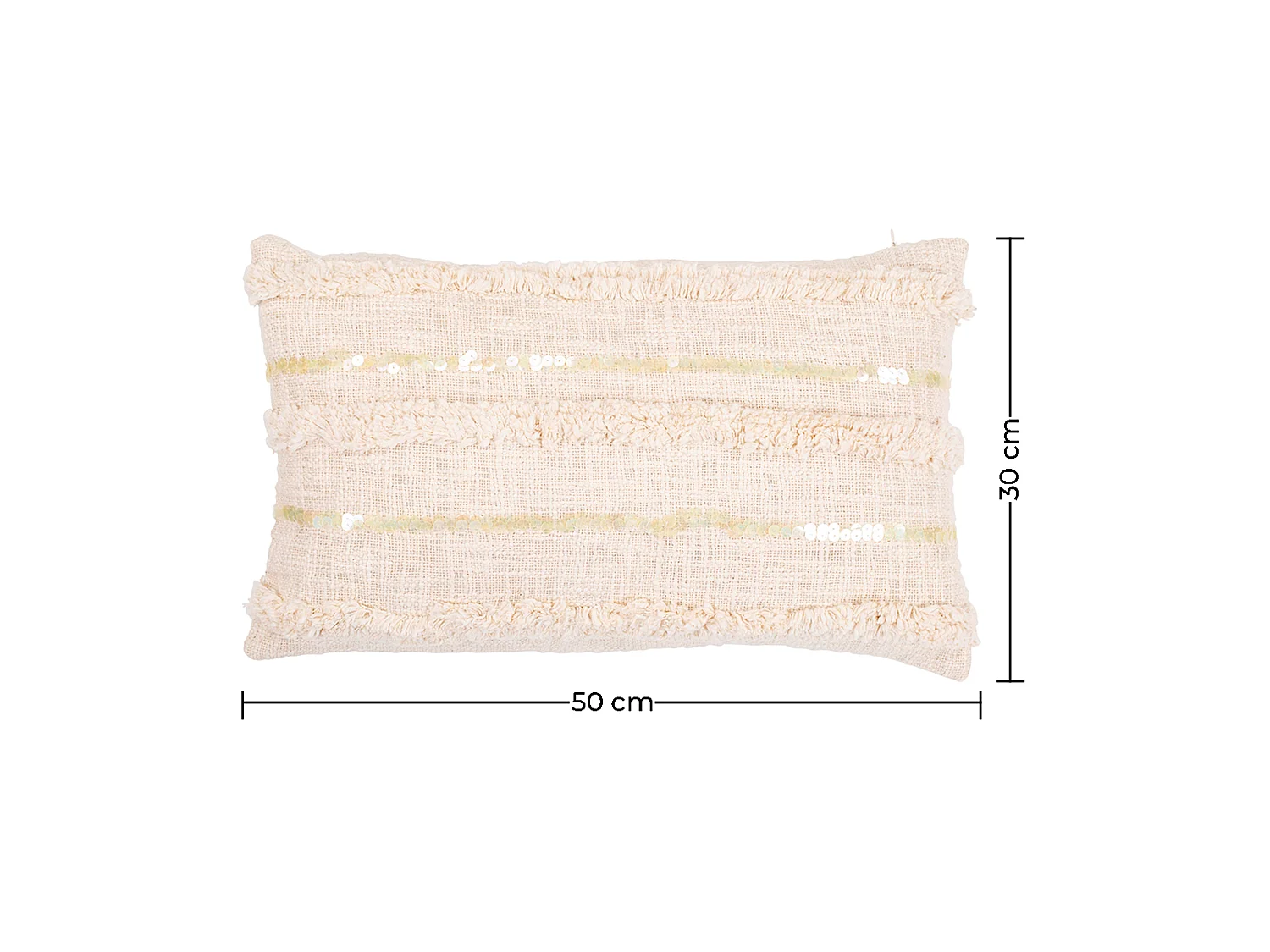 Cuscino in stile boho Bali - Copertura e riempimento inclusi - Cassandra