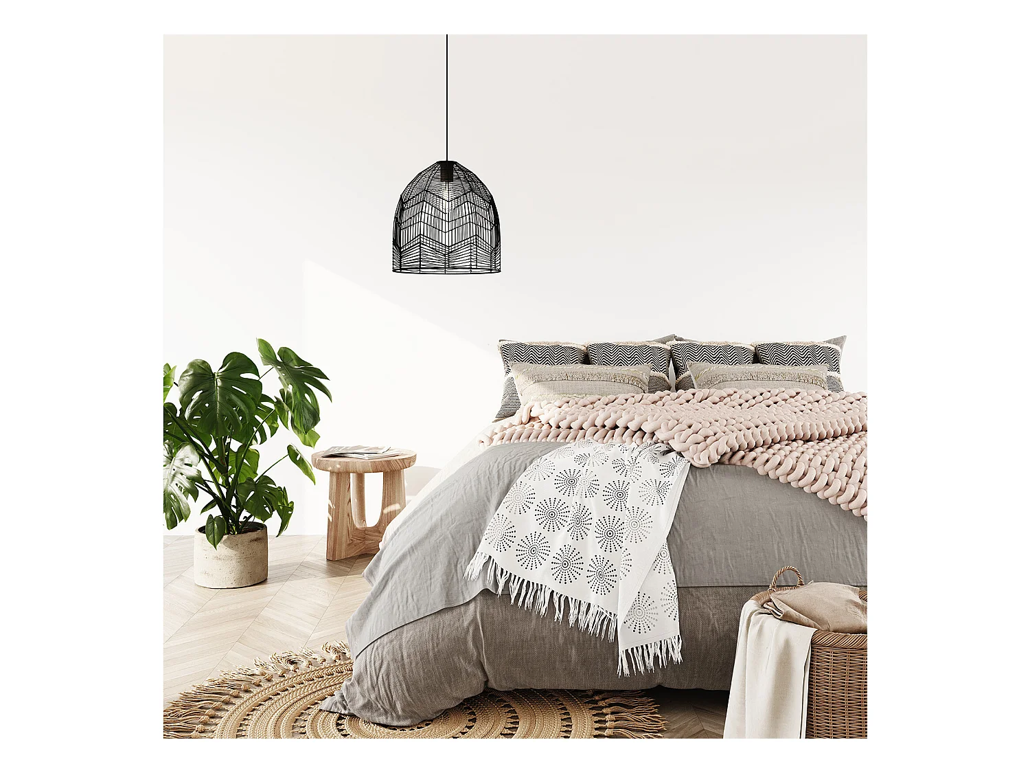 Cuscino in stile boho Bali - Copertura e riempimento inclusi - Cassandra