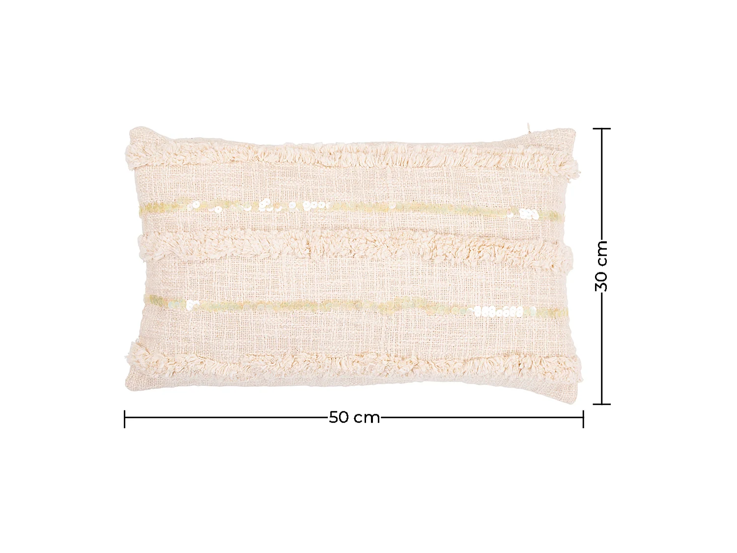 Cojín Estilo Boho Bali - Funda y Relleno - Cassandra