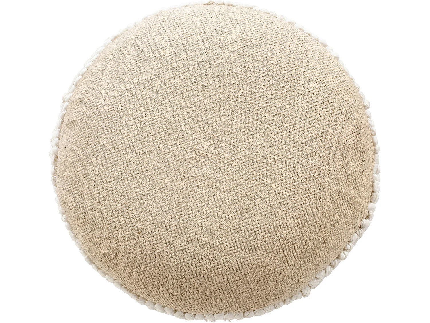 Runder Pouf Hocker - Boho Bali Stil - Josephine