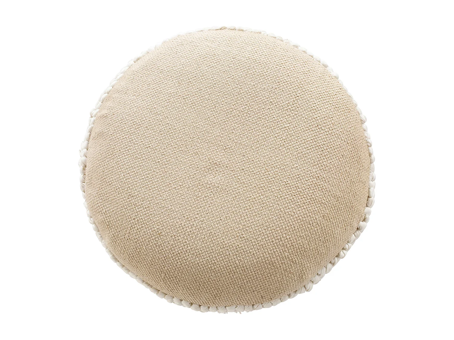 Runder Pouf Hocker - Boho Bali Stil - Josephine