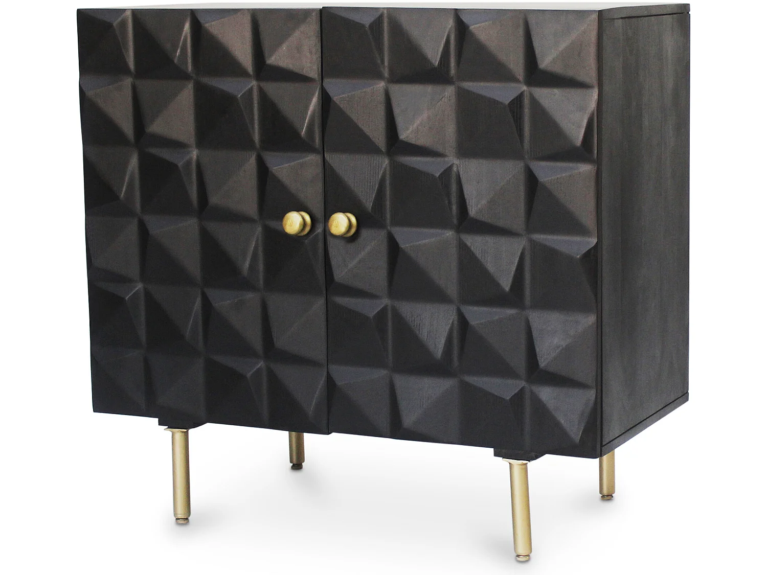 Buffet Design en Bois - Noir - Vintra Noir