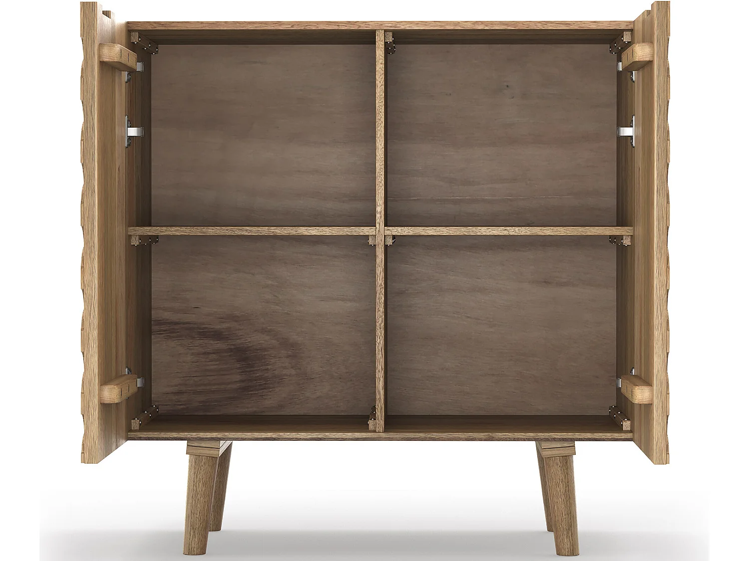 Aparador de Madera Natural - Diseño Boho Bali - Scarp