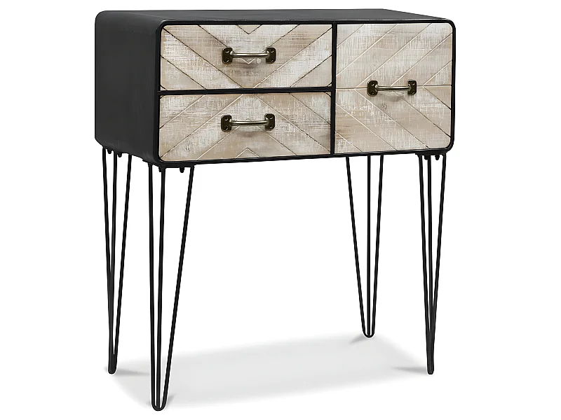 Aparador de Metal - Diseño Industrial - 3 cajones - Orson