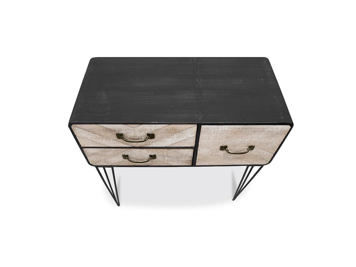 Metall-Sideboard - Industriedesign - 3 Schubladen - Orson