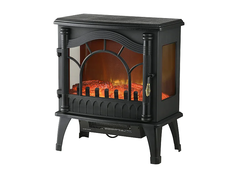 Chimenea eléctrica negro 55x31x58 cm HOMCOM