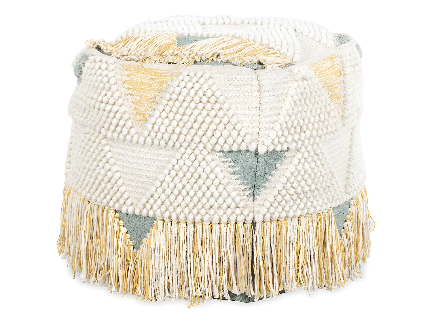 Siège Pouf Style Boho Bali - Jacqueline Multicolore