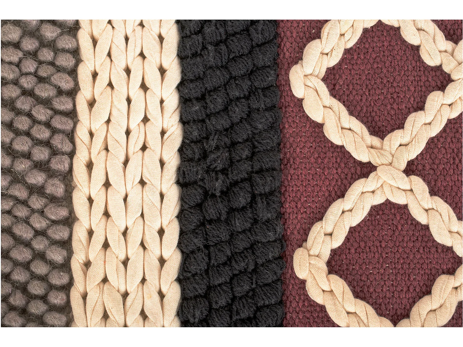 Siège Pouf Style Boho Bali - Lonbay Multicolore