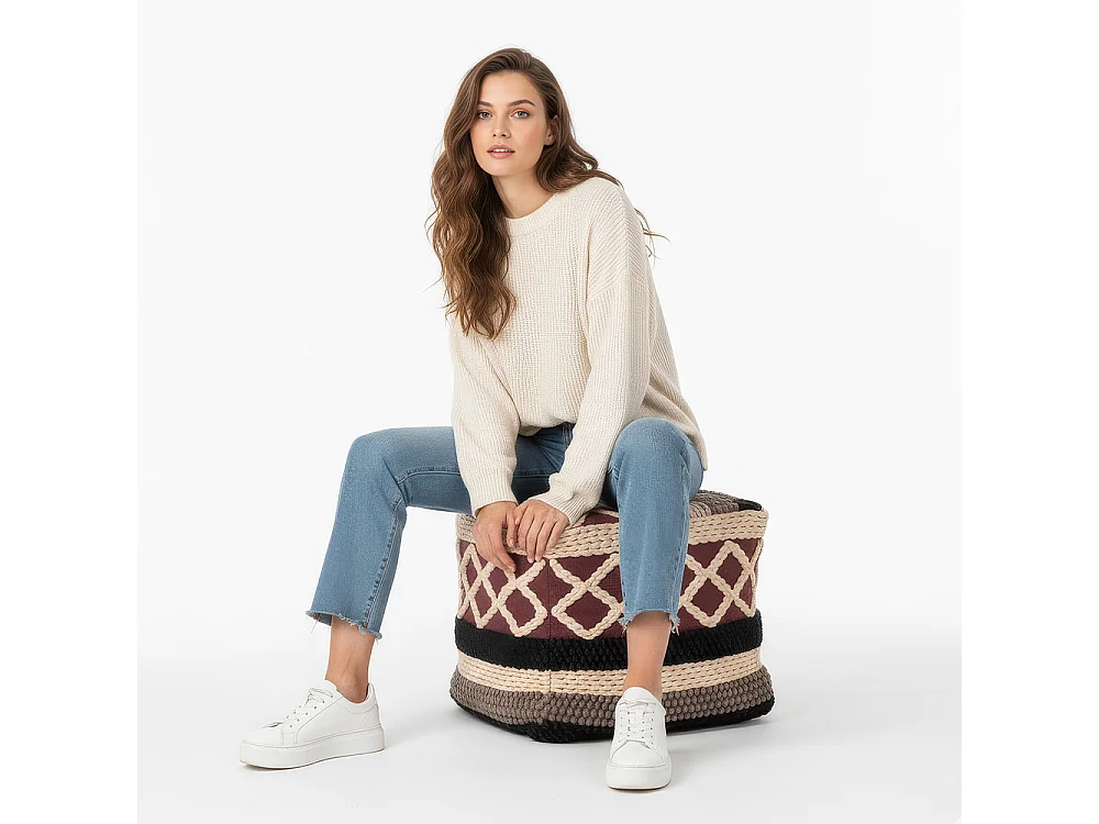 Sitzpuff im Boho-Bali-Stil - Lonbay