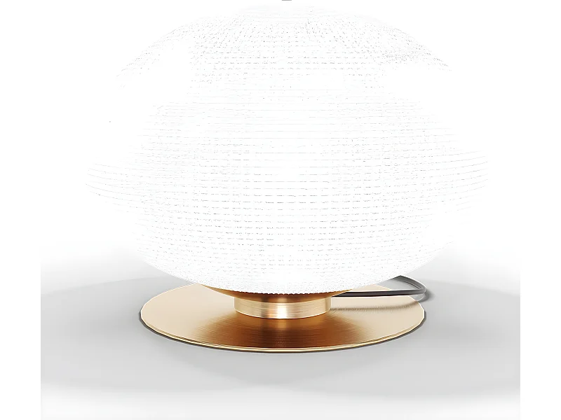 Lampada da tavolo - Lampada da salotto - Sfera di cristallo - Bale