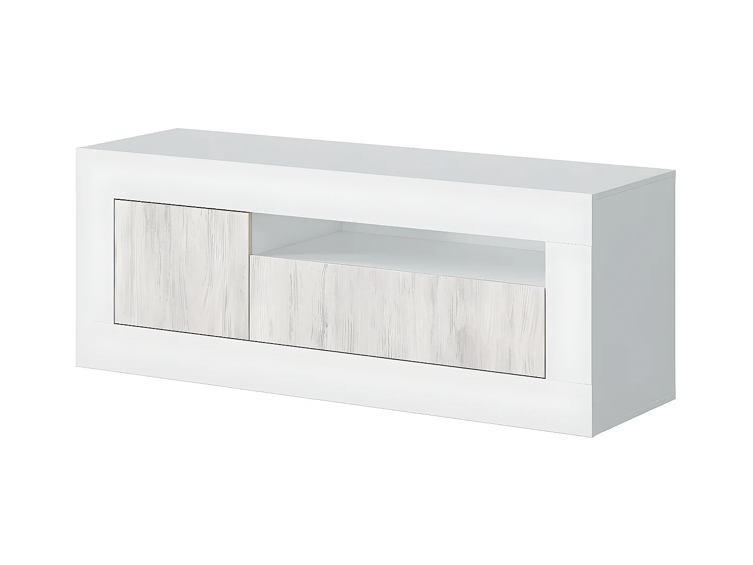 Meuble TV design 3 portes Baltik - L139 cm