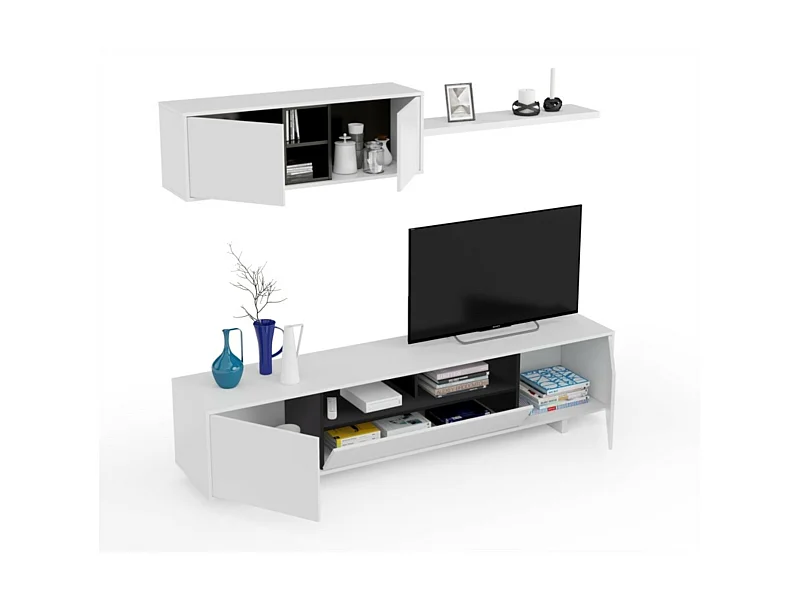 Salón TV Varys Blanco Brillo