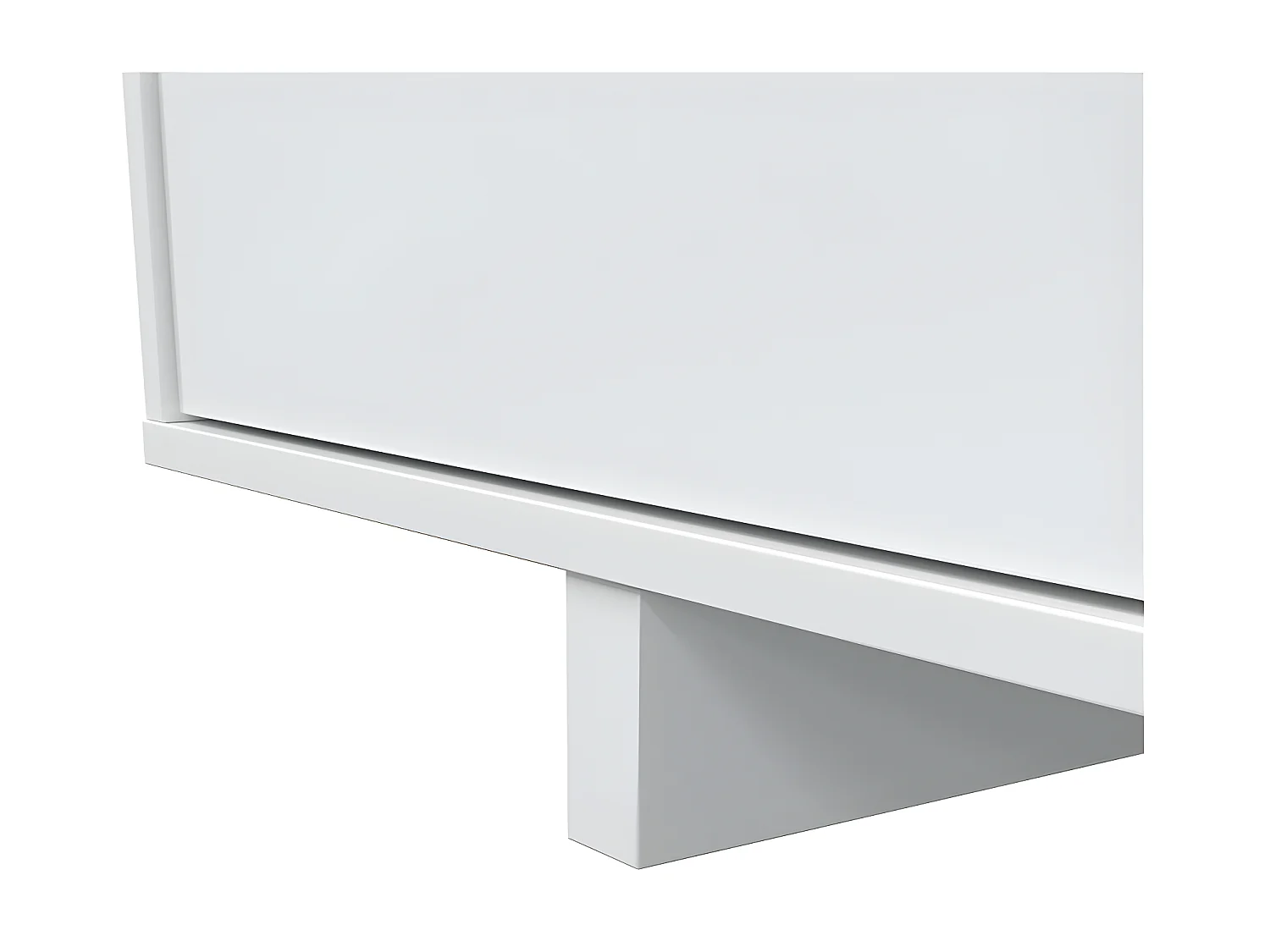 Mobiliário de sala de jantar Belus Blanco Brillo - Gris Antracita